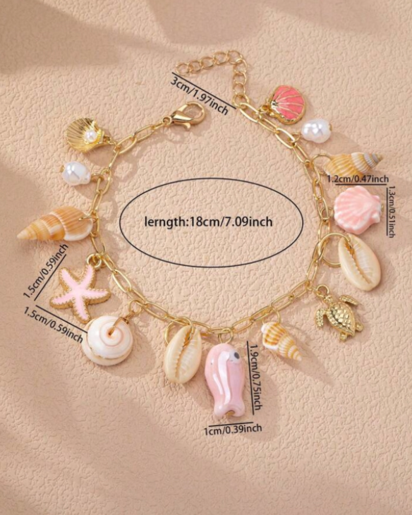 Summer ocean live theme bracelet