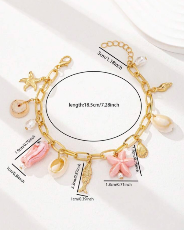 starfish shell pendant decor
