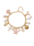 pink summer ocean bracelet