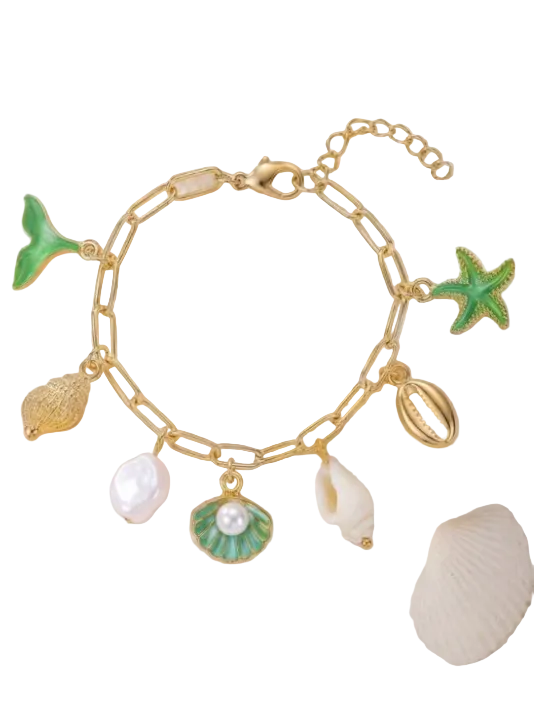 green summer ocean jewlery