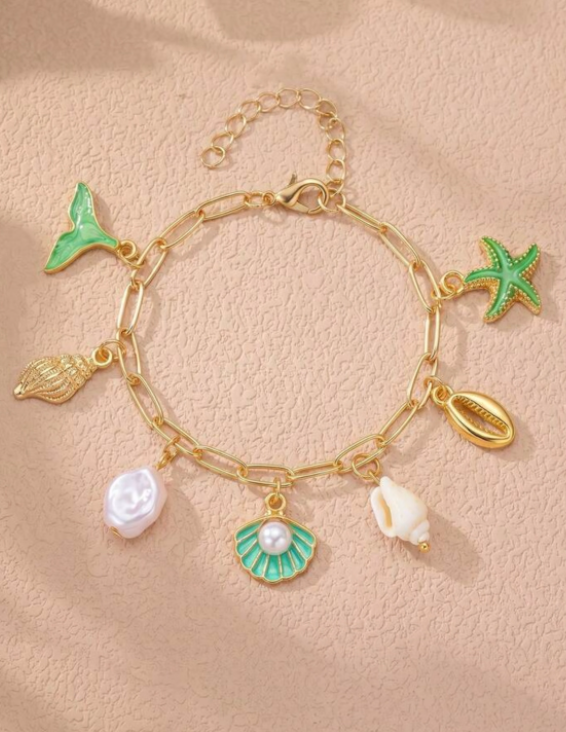 green summer ocean jewlery