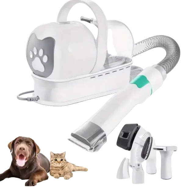 7 in 1 pet grooming vacuum set